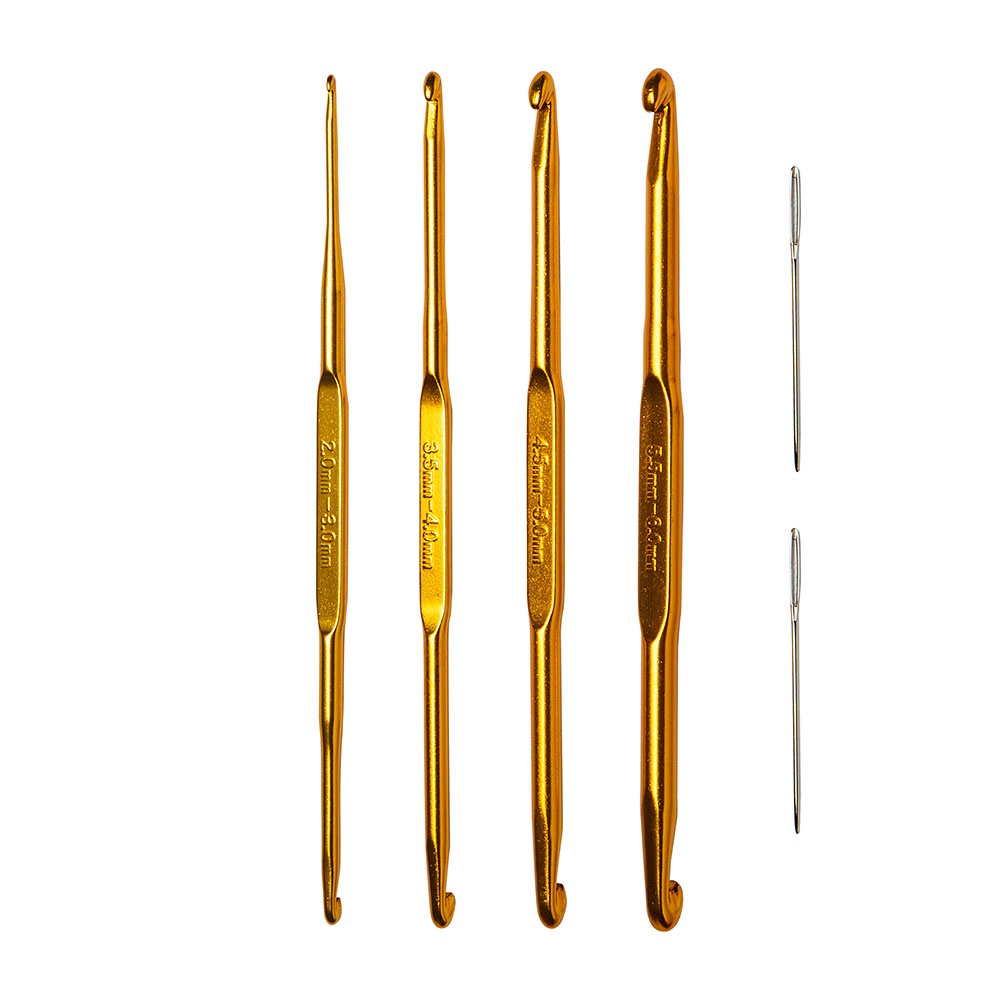 Lacis Double-Ended Crochet Hook Set