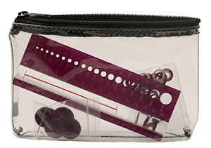 Tool zipper outlet pouch