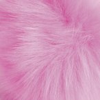 Faux Fur Pom Pom 8cm - Cotton Candy