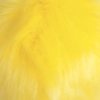 Faux Fur Pom Pom 12cm - Canary