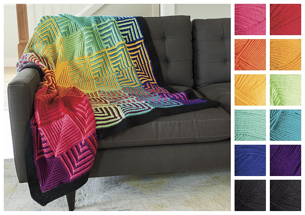 Hue Shift Crochet Afghan Bundle - Shop at KnitPicks