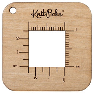 Wooden Swatch Ruler and Needle Gauge Tool (Metric and Imperial) – Plant &  Fiber