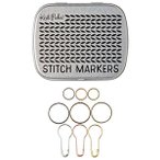 Metallic Stitch Marker Variety Pack & Tin