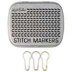 Metallic Locking Stitch Markers & Tin