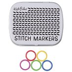 Enamel Stitch Markers & Tin - Rainbow