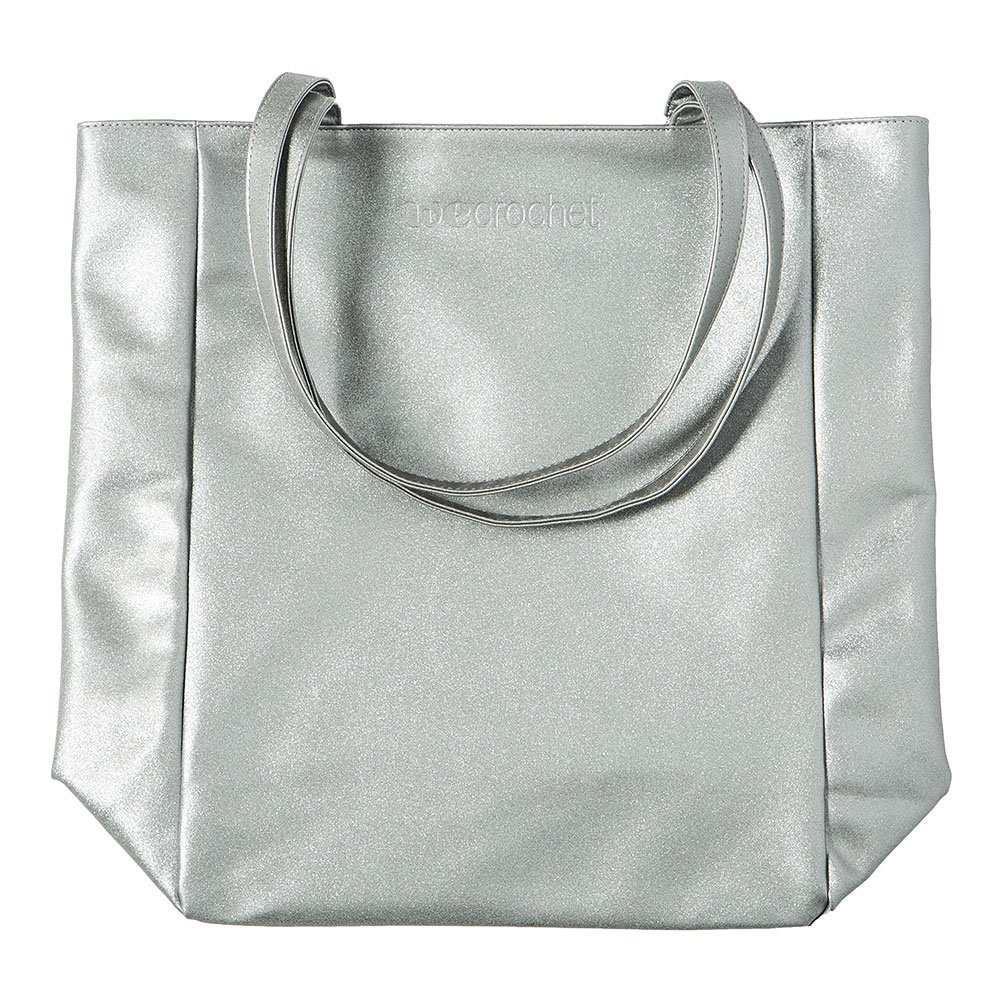 WeCrochet Tote Bag - Silver Sparkle