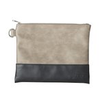Zippered Pouch - Stone & Ink