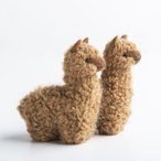  Tiny Stuffed Alpaca - Brown