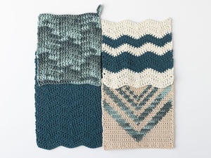 Making Waves Dishcloth Bundle - Crochet