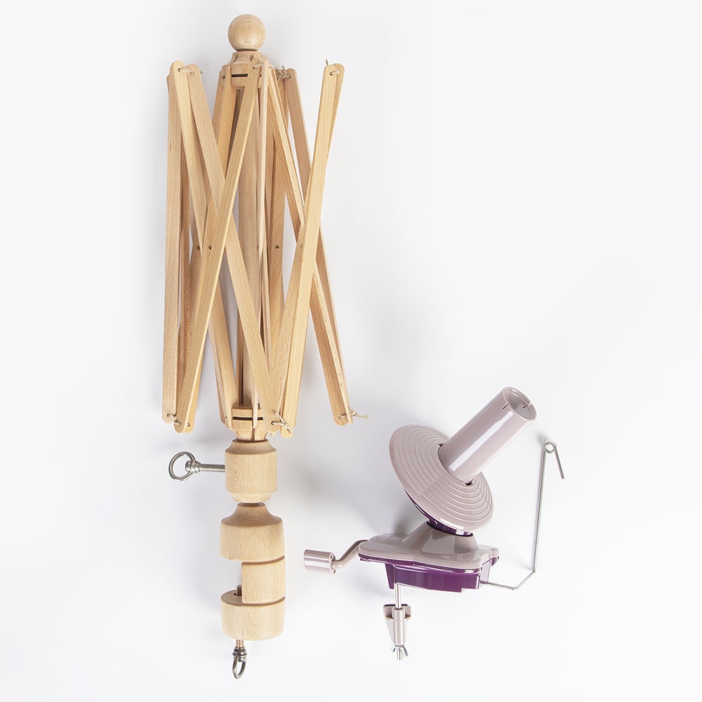 Yarn Swift Winder & Yarn Ball Winder, Wool Speedy Table Top Winder