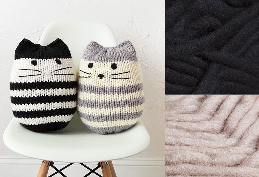 Mini Kitty Pouf Bundle - Emo Kitty Crochet Project