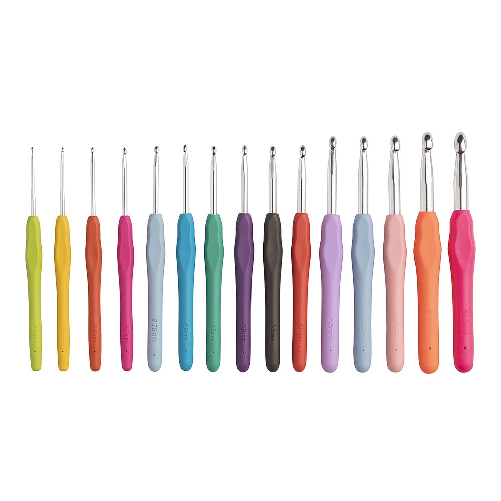 Plastic Crochet Hooks - Set of 6