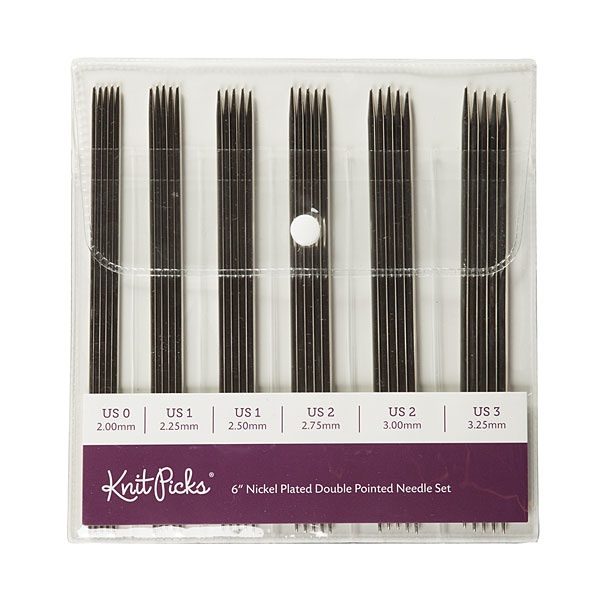 Double Point Aluminum Knitting Needles 7-Size 0/2mm 