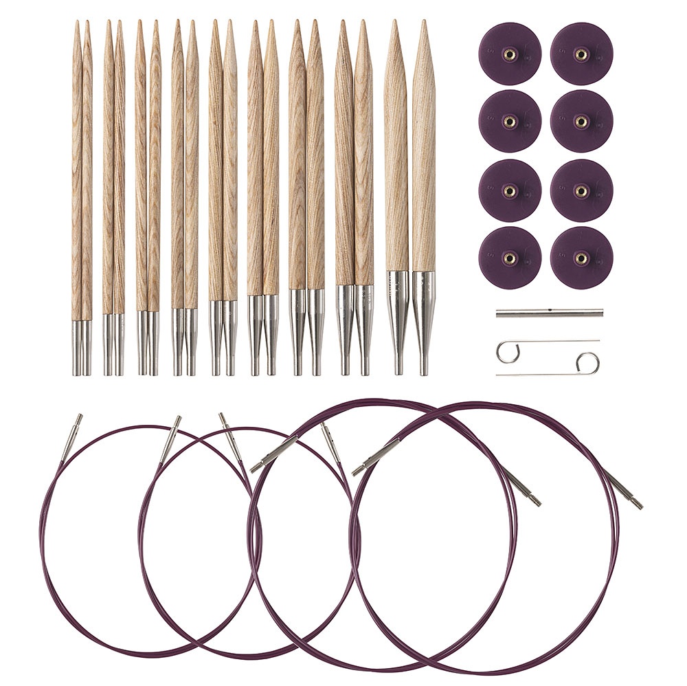 options Sunstruck Wood Interchangeable Needle Set