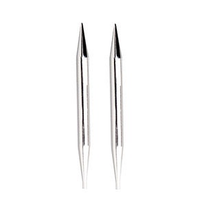 Nickel Plated Short Interchangeable Needle Tips US 10 (6.0mm) 16