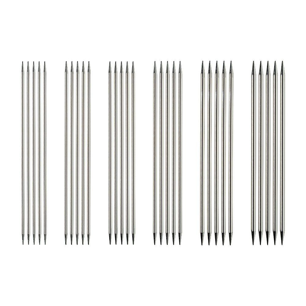 Inox 8 Double Point Knitting Needles – Shuttles, Spindles & Skeins