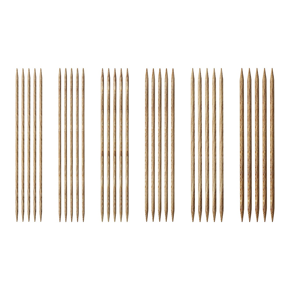 Knit Picks Double Pointed Wood Knitting Needle Set (Sunstruck 8)