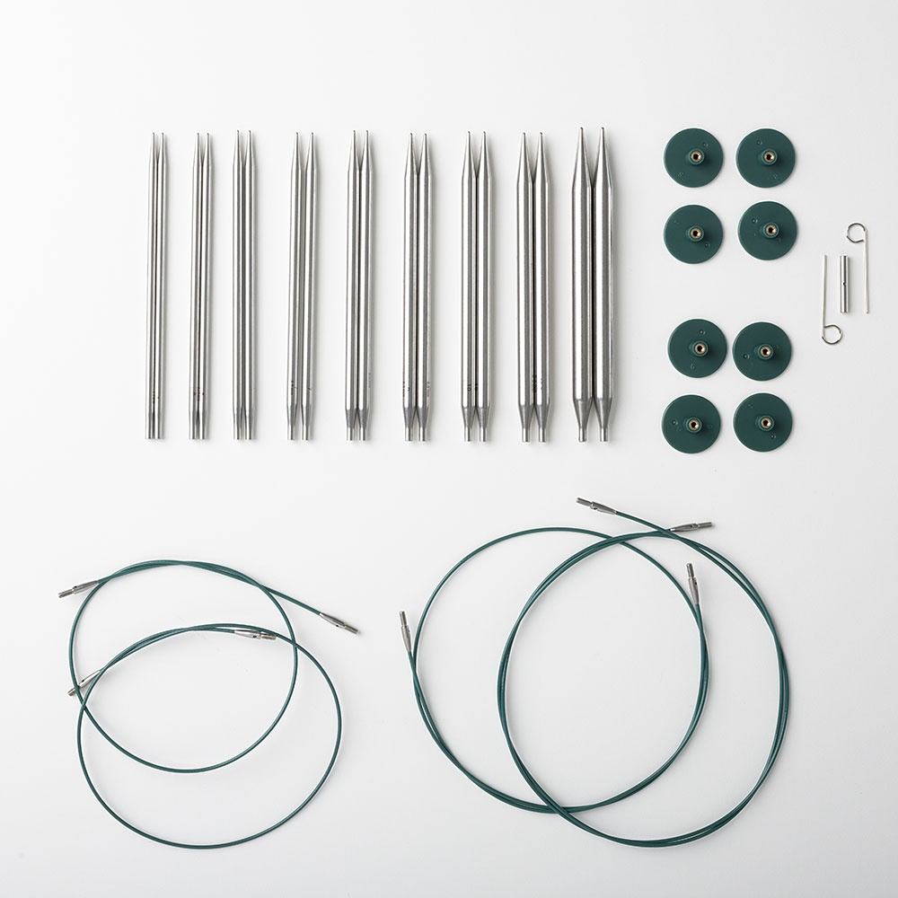 Interchangeable Sunstruck Circular Knitting Needle Set