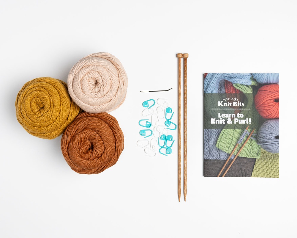 Take My Heart Scarf from Wool and the gang - Beginner knitting kits