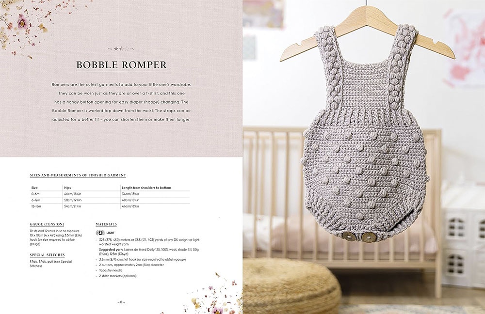 Crochet Pattern Baby Romper Newborn to 36 Months -  Canada