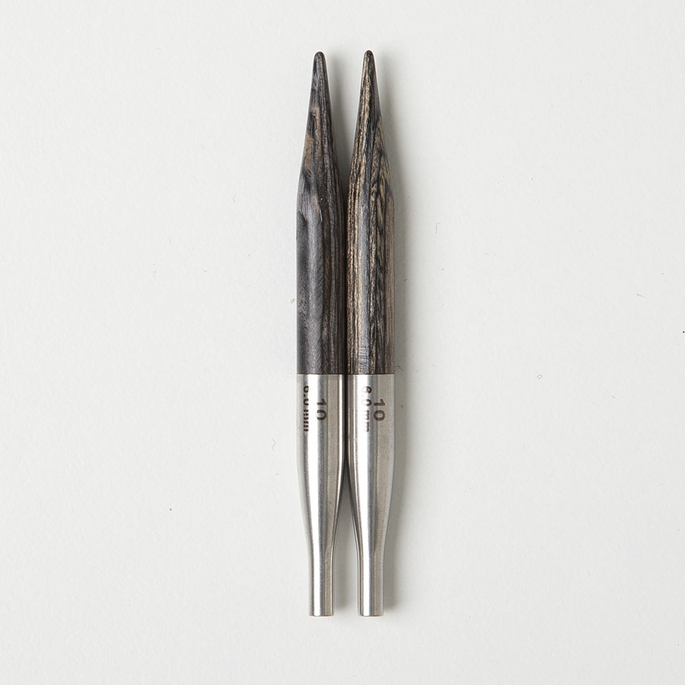 Obsidian Resilience Short Interchangeable Needle Tips | KnitPicks.com