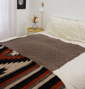 Marquam Throw - knitting pattern