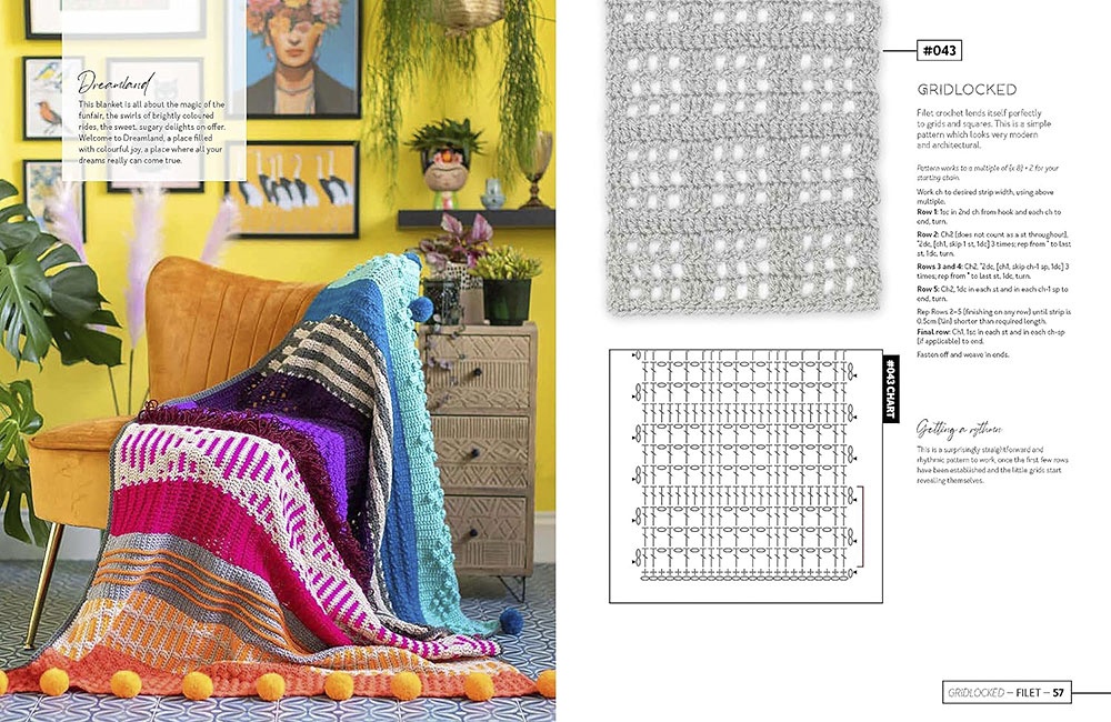 Mix and Match Modern Crochet Blankets