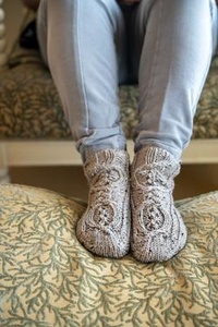 Smokestack Ankle Socks - knitting pattern