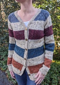 Color Block Cardi