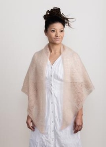 Vibes Lace Wrap - knitting pattern