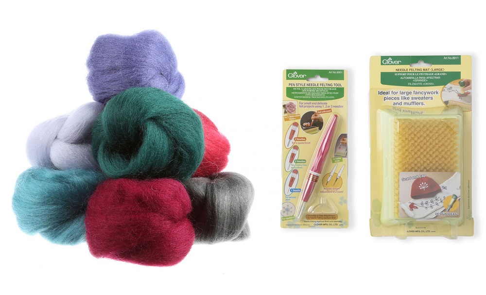 Can you needle felt acrylic yarn?