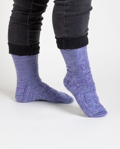 Counterpane Socks - knitting pattern