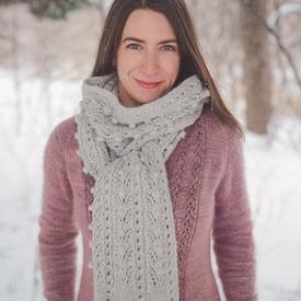 Winter Wheat Scarf - knitting pattern