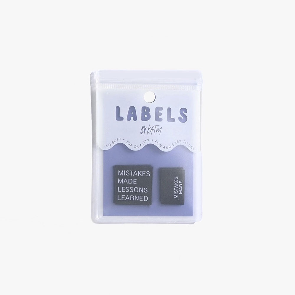 Mispicks Labels Mistakes & Lessons Woven Labels - Perfect for Crafters