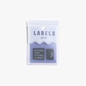 Mistakes Made / Lessons Learned Woven Labels