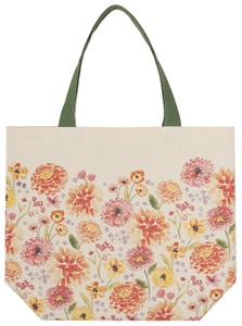 Cottage Floral Tote Bag