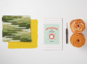 Learn to Crochet Dishcloths Kit: Goldfish