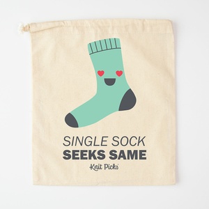 Single Sock Project Bag
