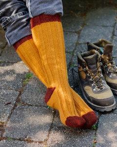 Rustic Roads Socks - knitting pattern