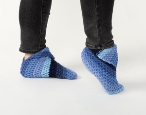 Sea Serpent Slippers - knitting pattern