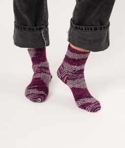 No Bias Here Socks - knitting pattern