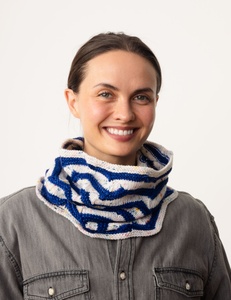 Dancing Stripes Cowl - knitting pattern