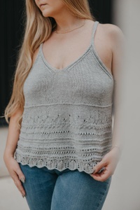 Moonstone Tank - knitting pattern