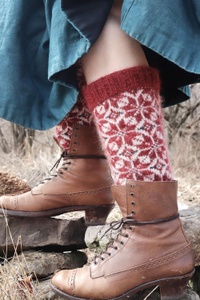 Rebel Girl Socks - knitting pattern