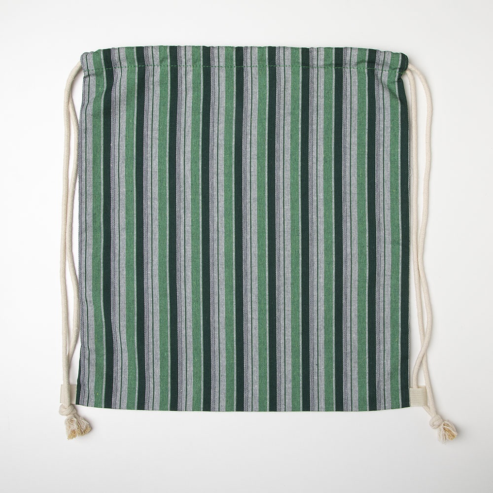【AAKE】STRIPE KNITTING BAG Super Stripe Reversible Knit Tote Bag - All purpose washable
