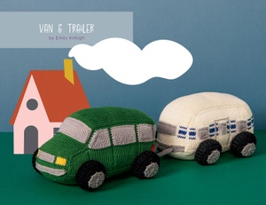 Van and Trailer - knitting pattern