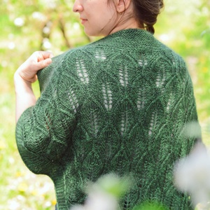 Leaffall Shawl - knitting pattern