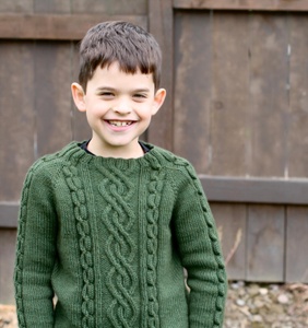 Leaf Pile Pullover - knitting pattern