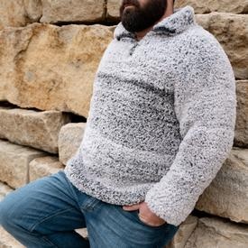 Men's Quarter Zip Sherpa – Warm & Stylish