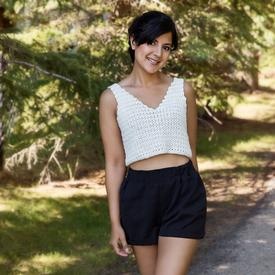 Easy Crochet Crop Top Pattern – SKU 18475D